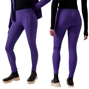 Athleta Glacier Snow Skinny Pant Purple Athleisure Wear Size 6